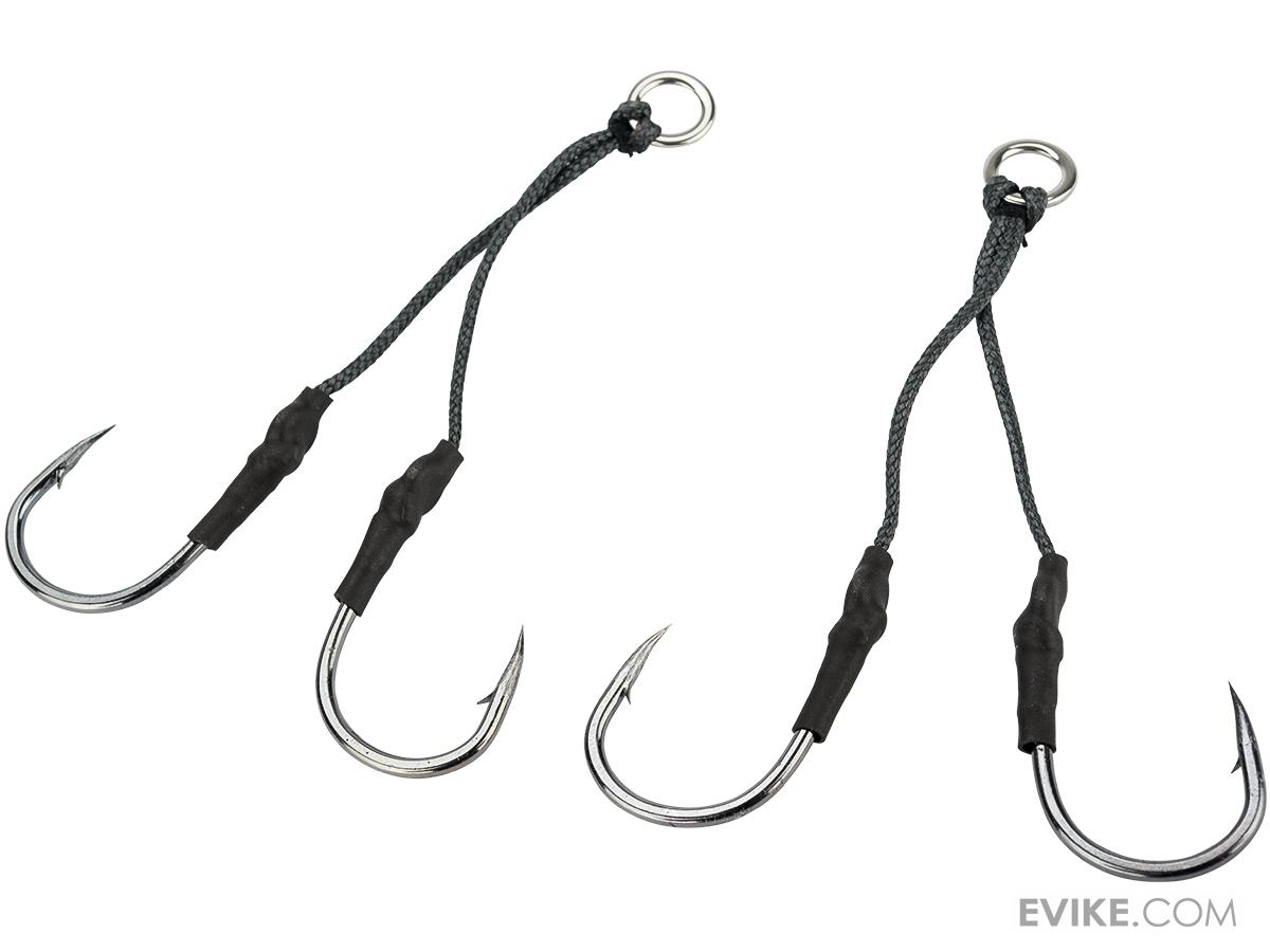 Battle Angler Long Stinger Jigging Dancing Hook Set - Pack of 2 (Size: 6/0)