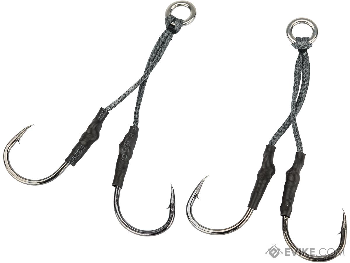 Battle Angler Long Stinger Jigging Dancing Hook Set - Pack of 2 (Size: 7/0)