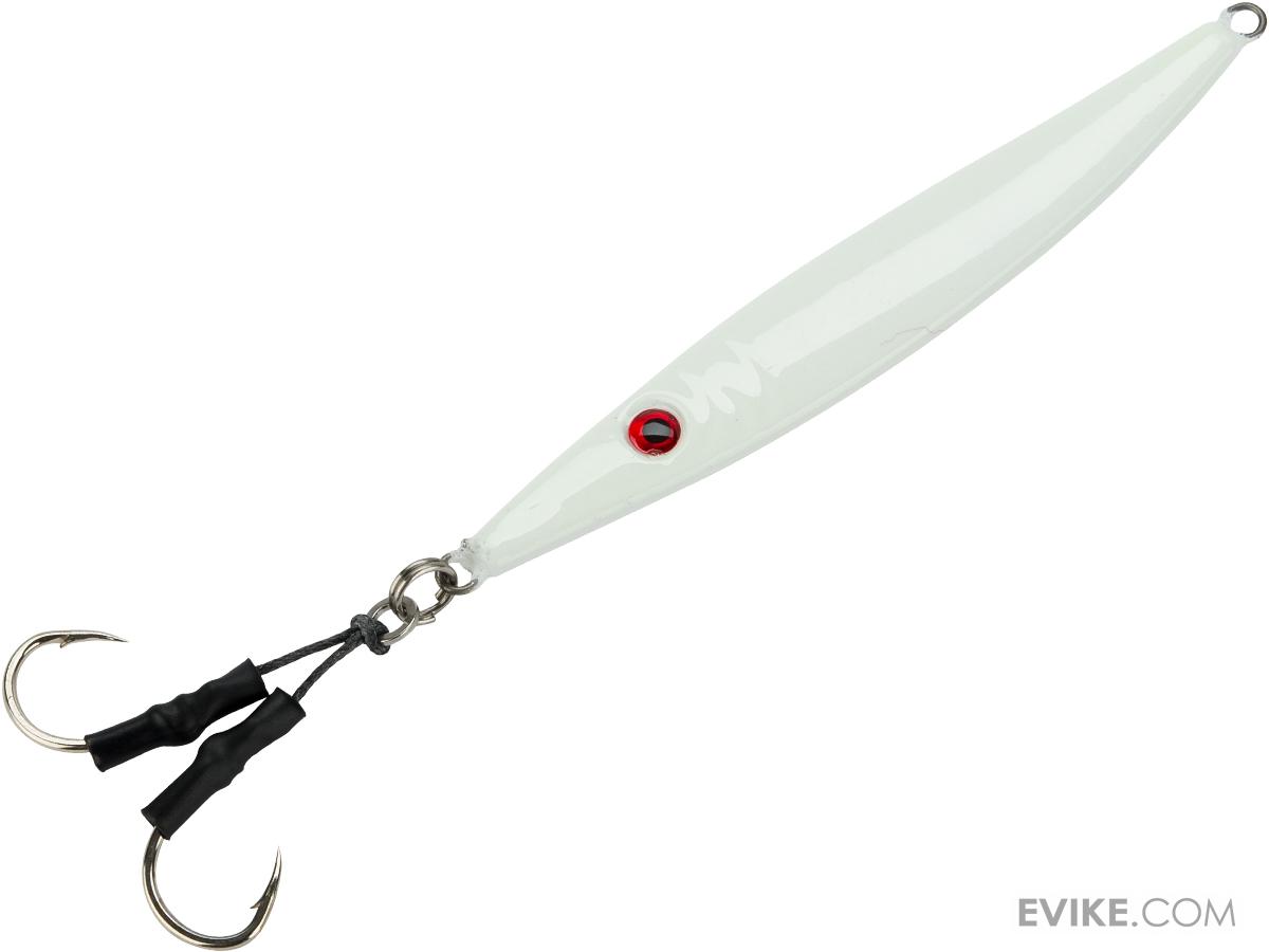 Battle Angler Phantom-Knife Glow In The Dark Deep Sea Fishing Jig  (Model: 80g 4/0)