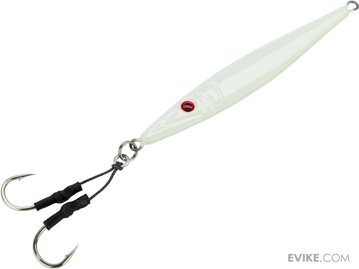 Battle Angler Phantom-Knife Glow In The Dark Deep Sea Fishing Jig (Model: 100g 6/0)