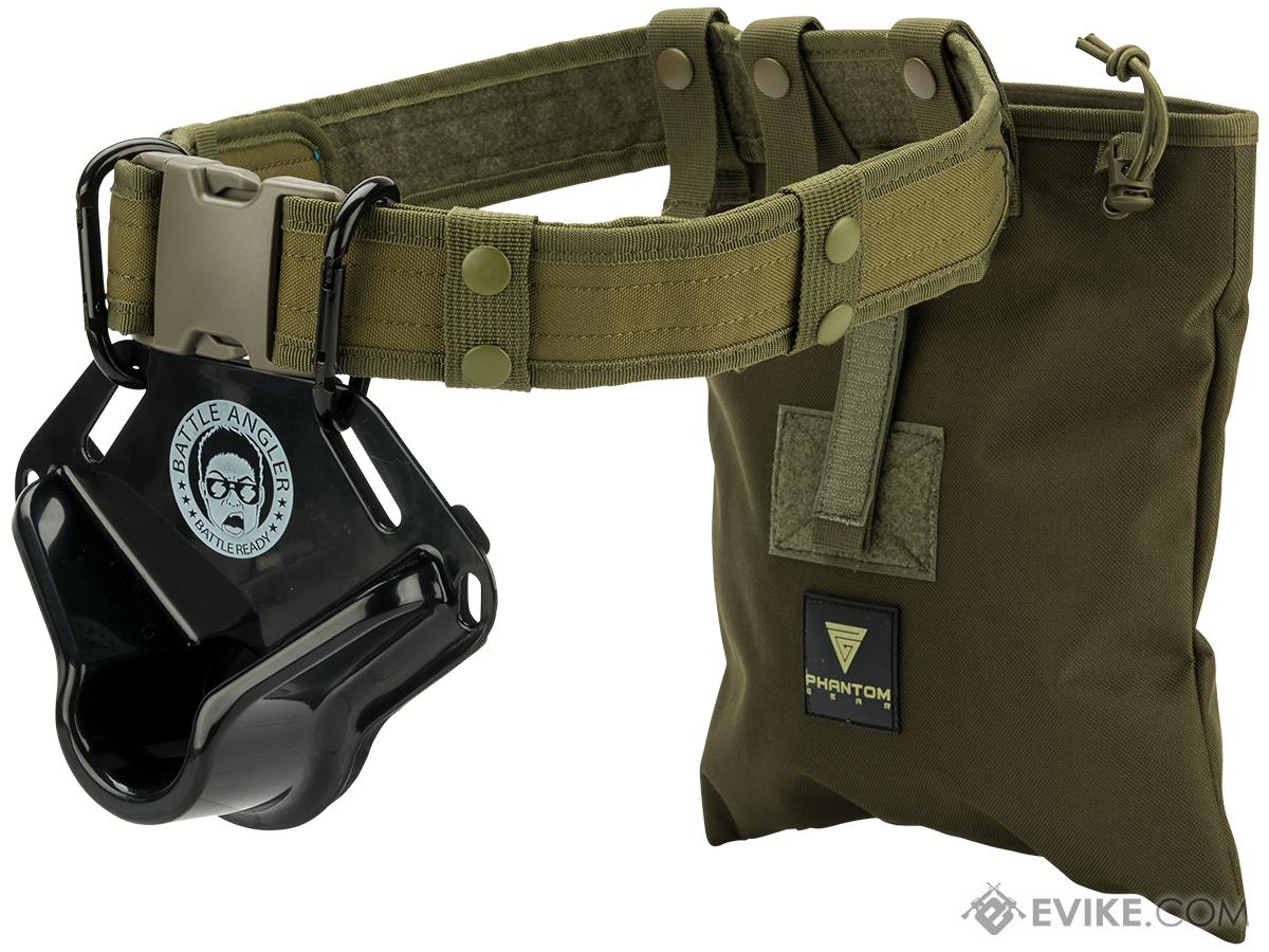 Battle Angler High Speed Operator Deep Sea Fighting Belt System (Model: Bravo Black / Olive)