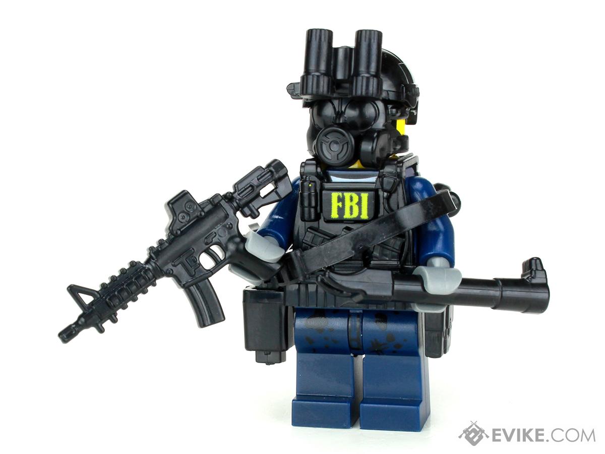 Modern Brick Warfare FBI Swat Team Police Squad Custom Minifigure