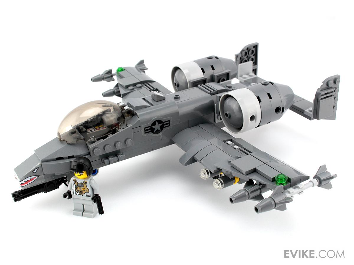 Battle Brick Customs Vehicle Set (Model: A-10 Warthog Thunderbolt)