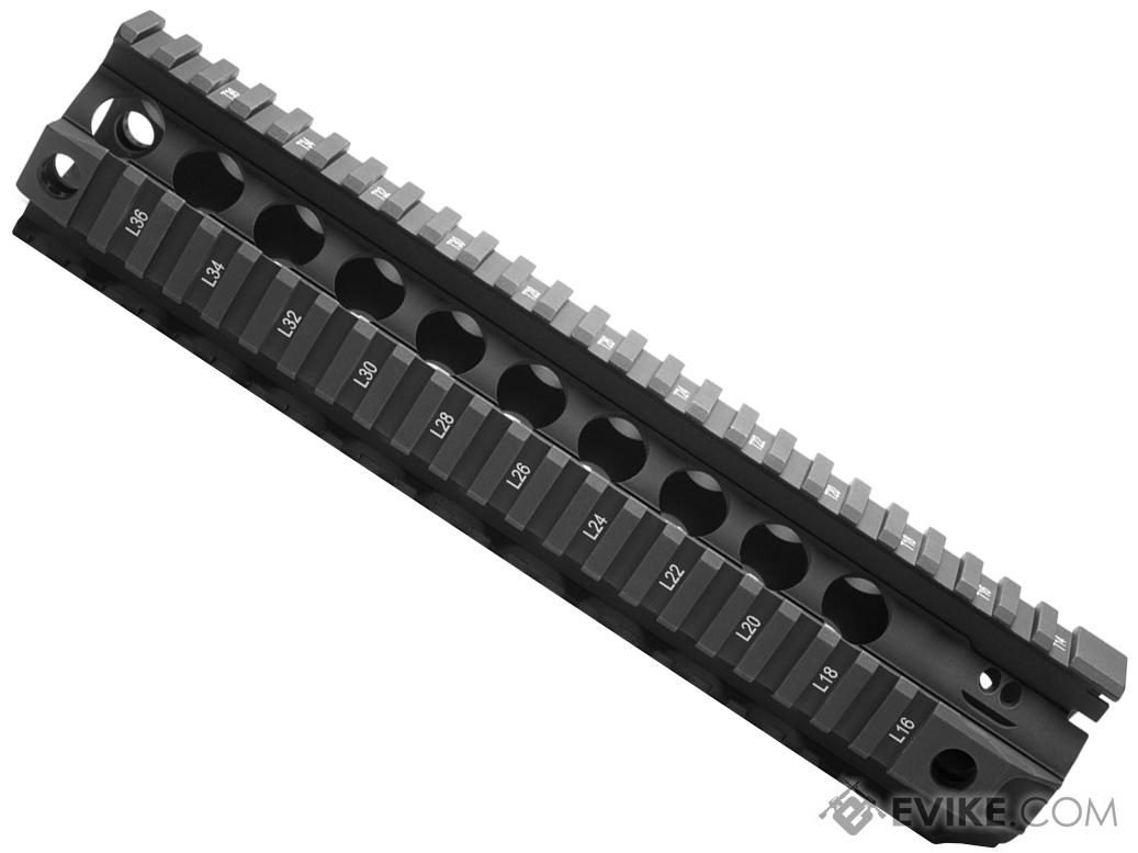 BCM GUNFIGHTER Quad Rail Free Float Handguard (Length: 10 / Black)