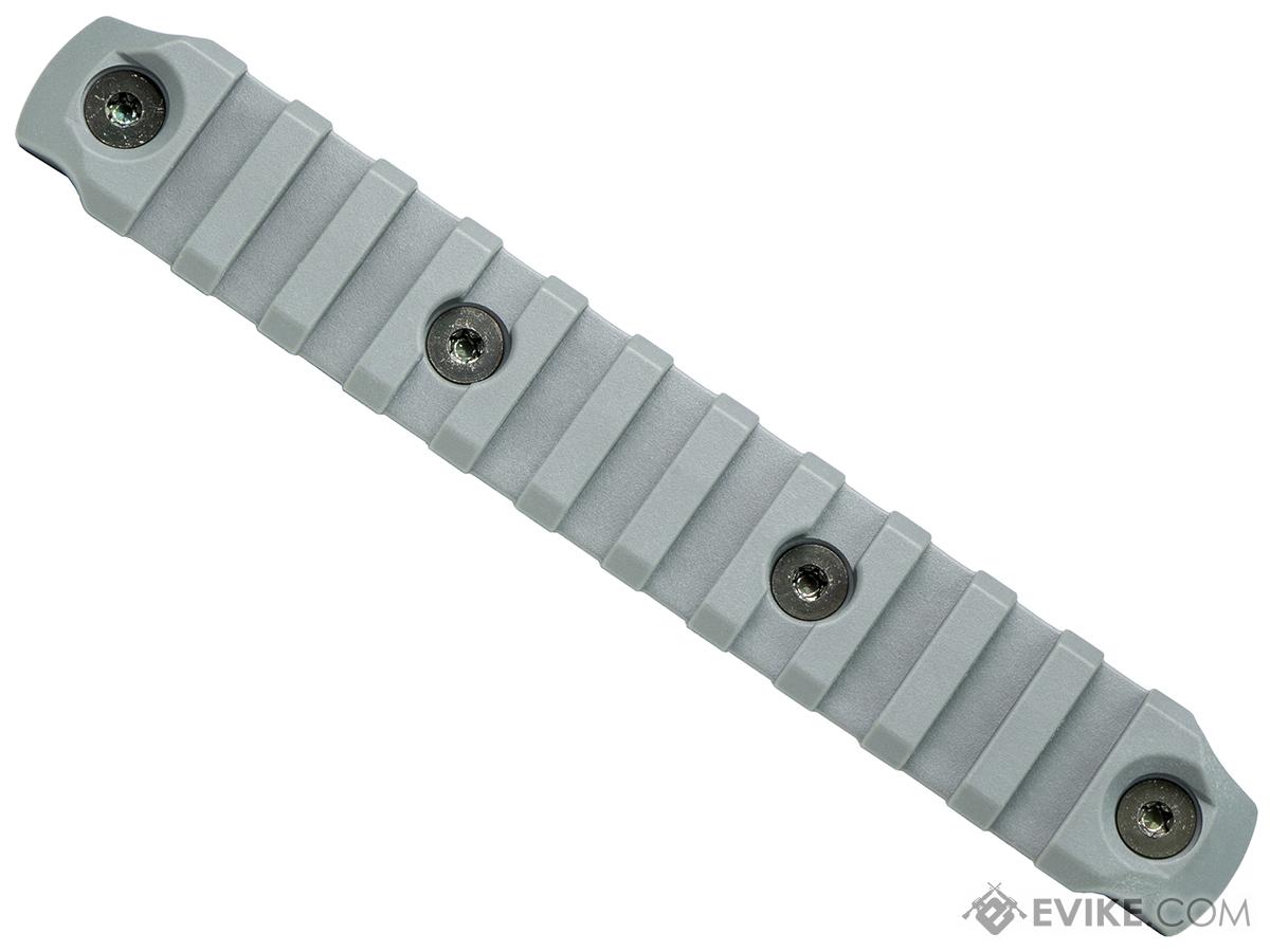 BCM Nylon Fiber KeyMod Picatinny Rail Adapter (Length: 5.5 / Wolf Grey)