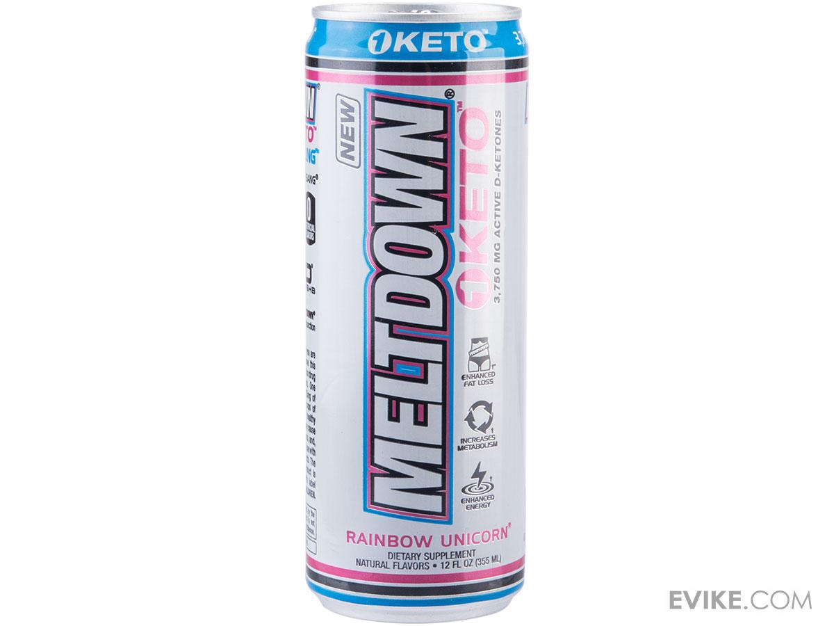 Meltdown 1 KETO 12oz Energy Drink - Rainbow Unicorn