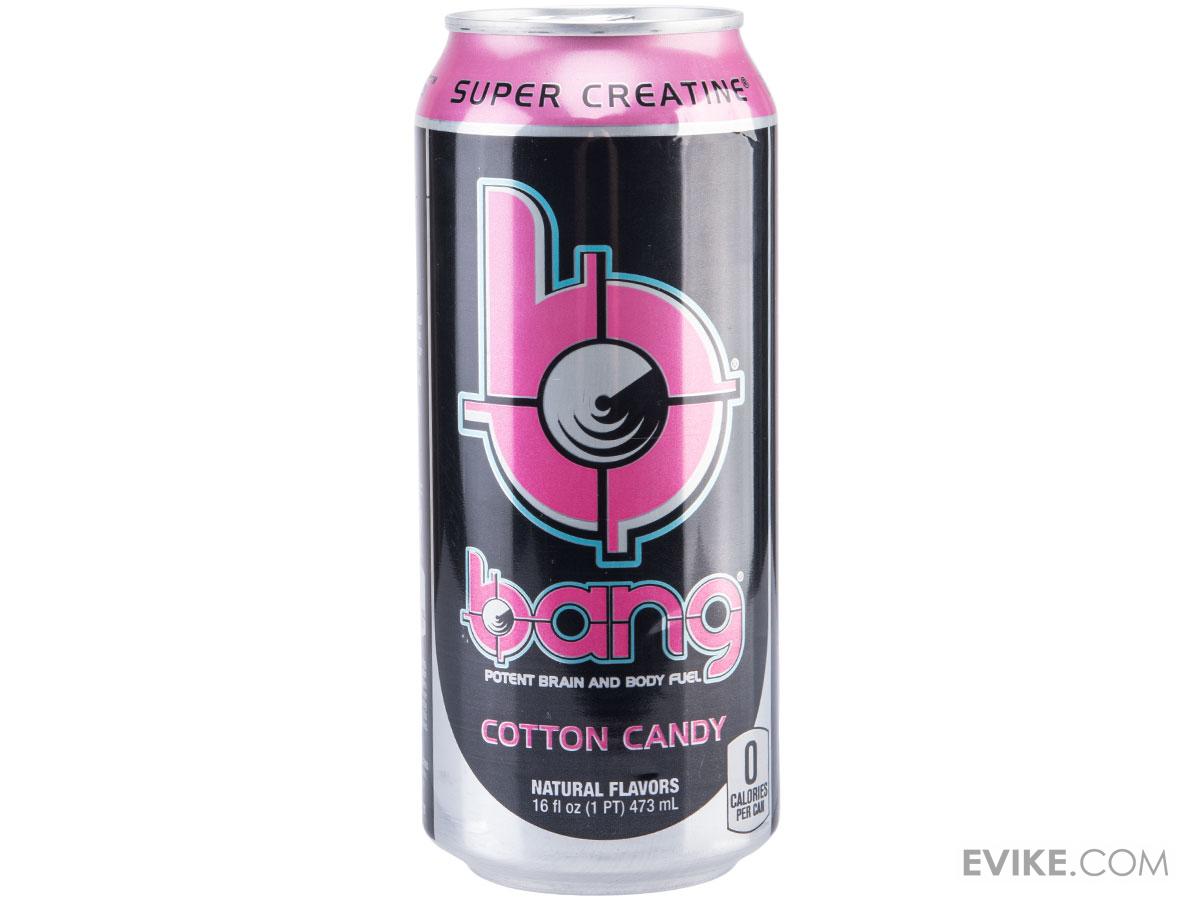 Bang 16oz Energy Drink (Flavor Cotton Candy), Tactical Gear/Apparel