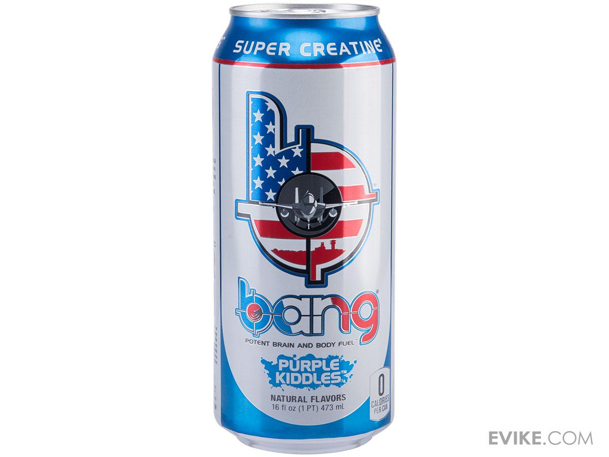Bang 16oz Energy Drink (Flavor Purple Kiddles), Tactical Gear/Apparel
