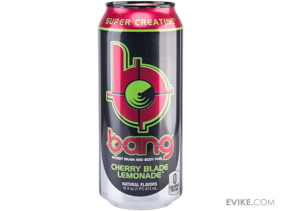Bang 16oz Energy Drink (Flavor Cherry Blade Lemonade), Tactical Gear