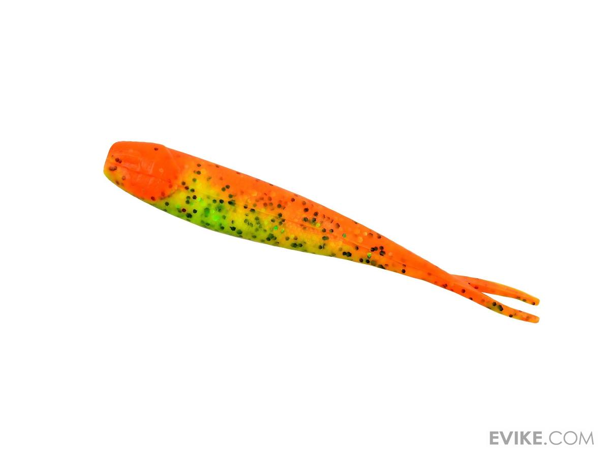 Berkley PowerBait Minnow – Firetiger Color, 1 Inch Soft Bait For Freshwater Fishing, Realistic Swim Action