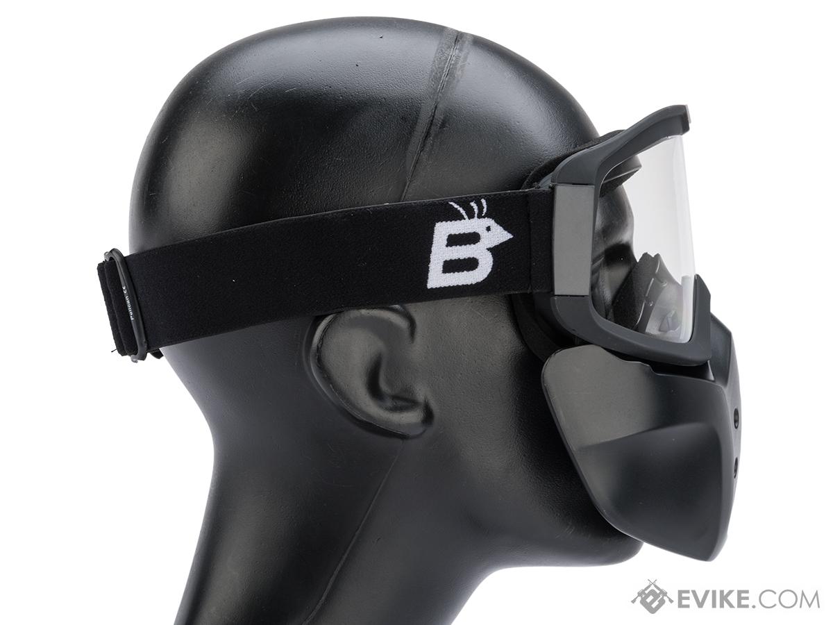 Birdz Eyewear Pelican Full Face Mask (Color Black / Clear), Tactical Gear/Apparel, Eye
