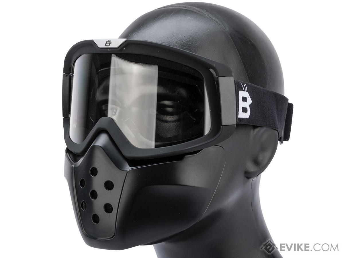 Birdz Eyewear Pelican Full Face Mask (Color: Black / Clear)