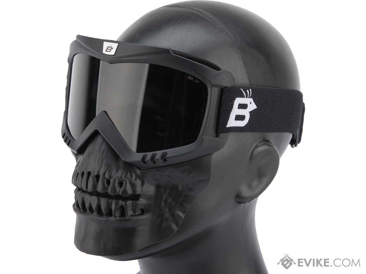 Birdz Eyewear SkullBird Full Face Mask (Color: Black / Smoke)