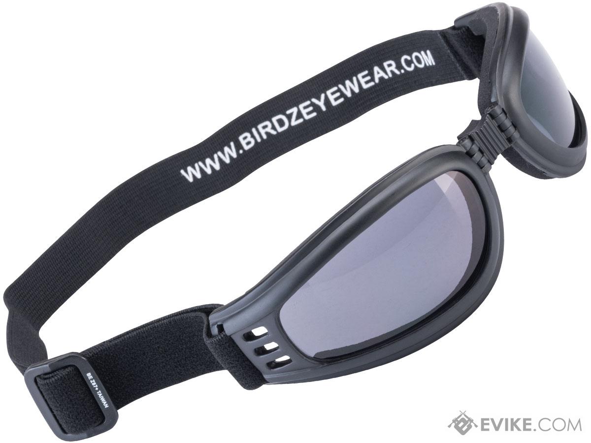 Birdz Eyewear Cardinal Low Profile ANSI Z87.1 Goggles (Color: Smoke)