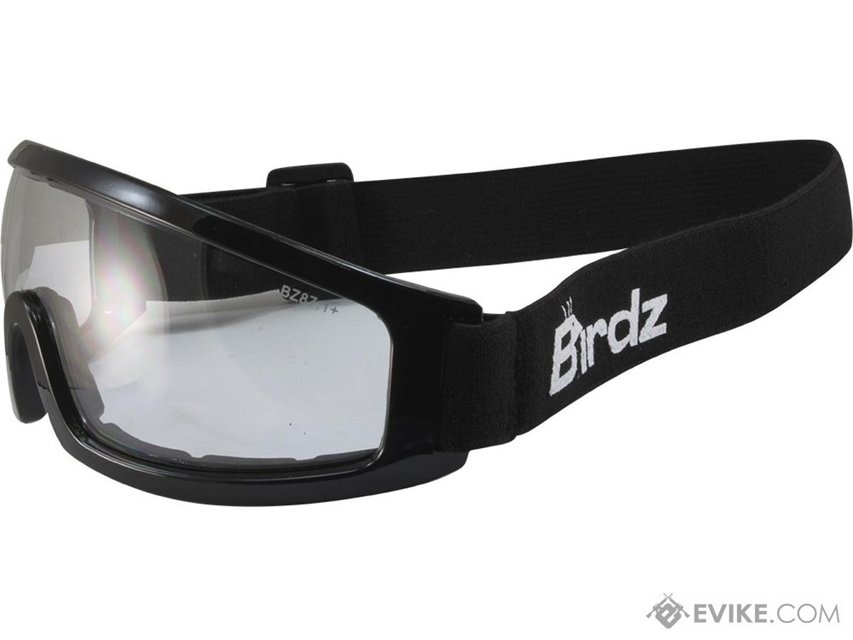 Birdz Eyewear Robin Low Profile ANSI Z87.1 Goggles (Color: Clear)