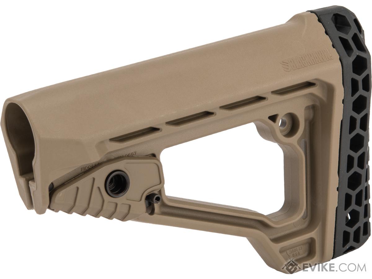 Blackhawk KNOXX AXIOM A-Frame Carbine Stock for MilSpec AR15 Buffer Tubes (Color: Dark Earth)