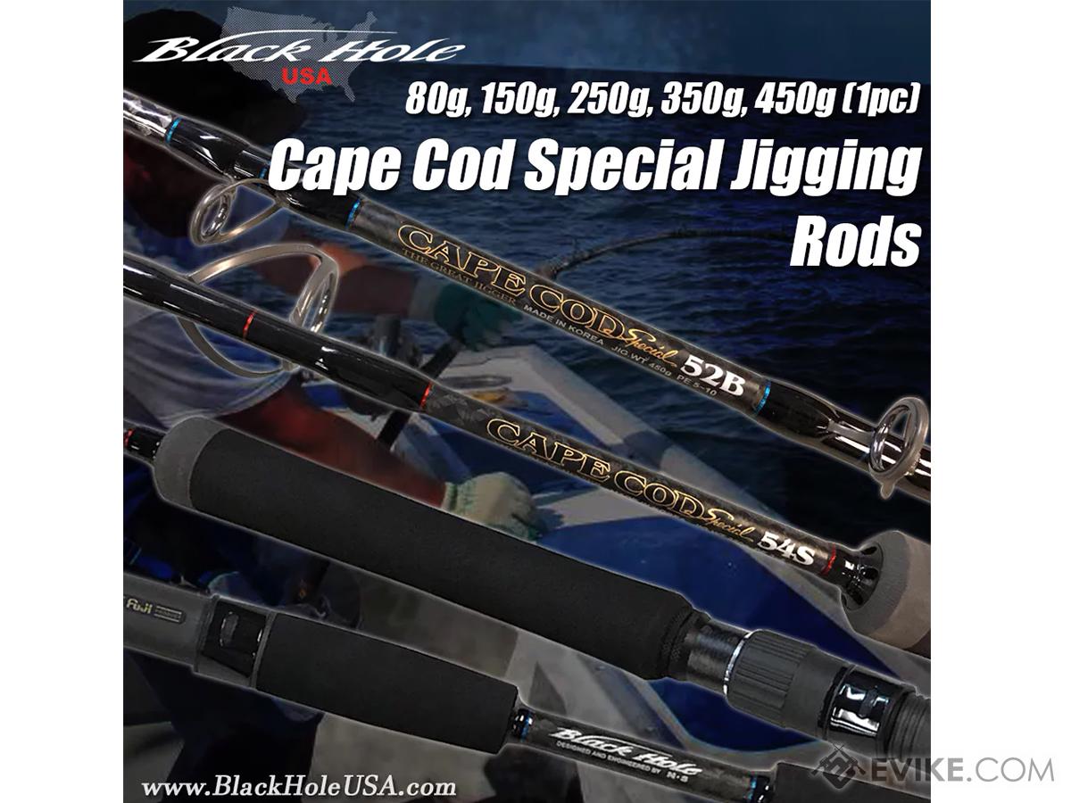 Black Hole USA Cape Cod Special One Piece Jigging Rod (Model: 150g 56B /  Spiral Conventional)