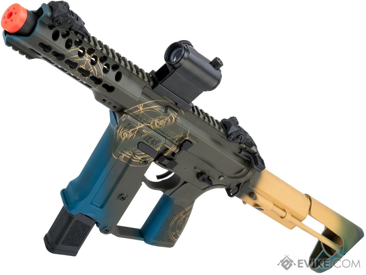 KWA Ronin Tekken Pistol Caliber AR Airsoft AEG Rifle w/ Black Sheep Arms Custom Cerakote (Model: TK.45C AEG 2.5 / Alchemist)