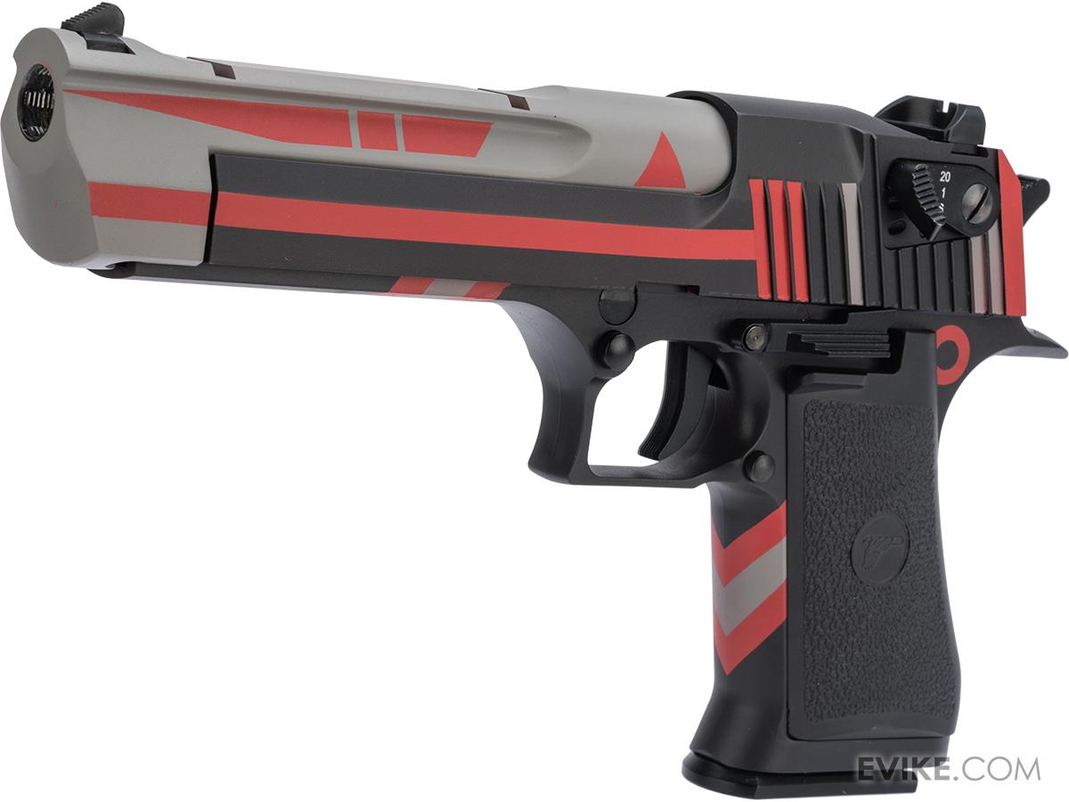 Magnum Research Licensed Semi/Full Auto Metal Desert Eagle CO2 Gas Blowback Airsoft Pistol by KWC w/ Black Sheep Arms Custom Cerakote (Color: Cyrex)