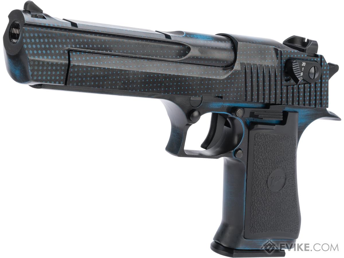 Magnum Research Licensed Semi/Full Auto Metal Desert Eagle CO2 Gas Blowback Airsoft Pistol by KWC w/ Black Sheep Arms Custom Cerakote (Color: Glass Cannon)