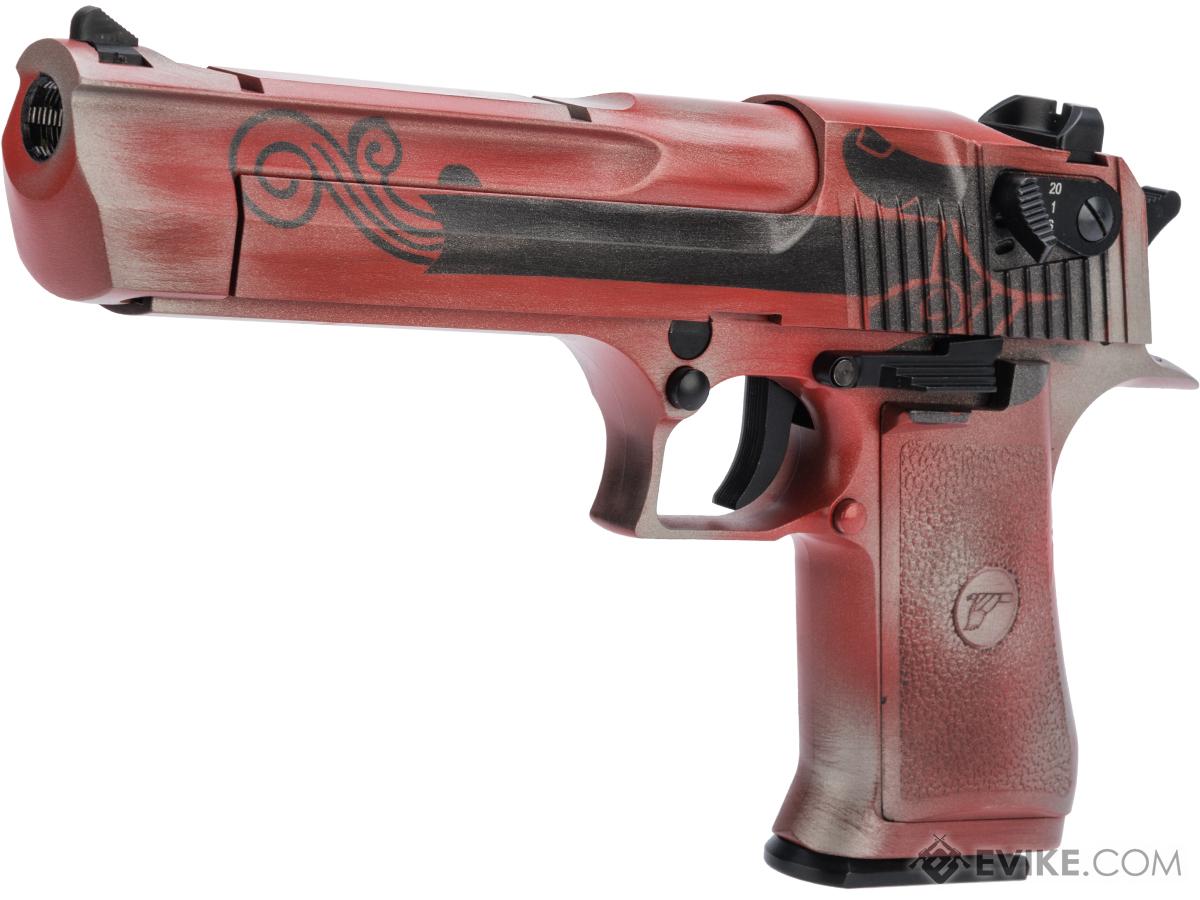 Magnum Research Licensed Semi/Full Auto Metal Desert Eagle CO2 Gas Blowback Airsoft Pistol by KWC w/ Black Sheep Arms Custom Cerakote (Color: Hand Cannon)