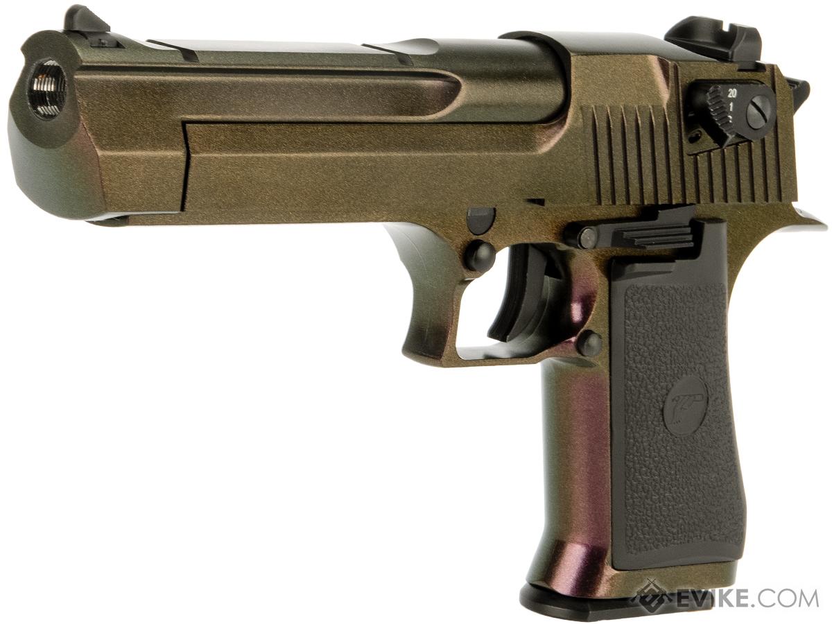 Magnum Research Licensed Semi/Full Auto Metal Desert Eagle CO2 Gas Blowback Airsoft Pistol by KWC w/ Black Sheep Arms Custom Cerakote (Color: Black Cherry Pearl)