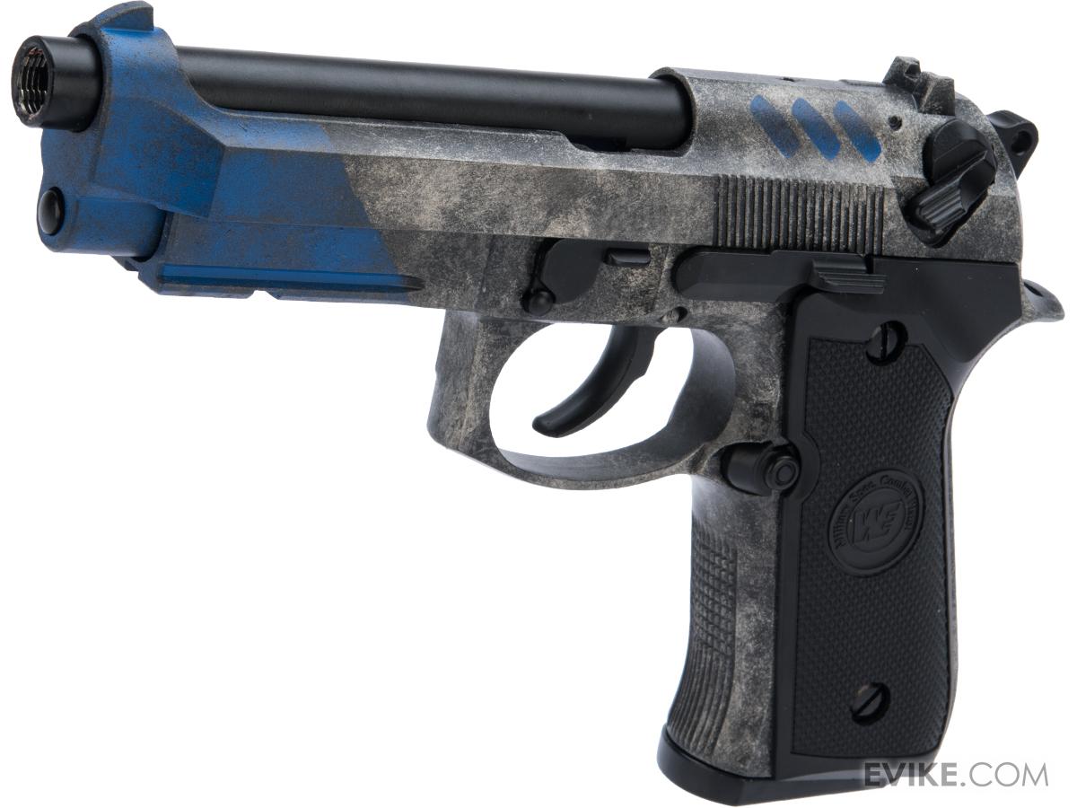 WE-Tech M9 Heavy Weight Airsoft GBB Professional Training Pistol w/ Black Sheep Arms Custom Cerakote (Color: Umbriel)