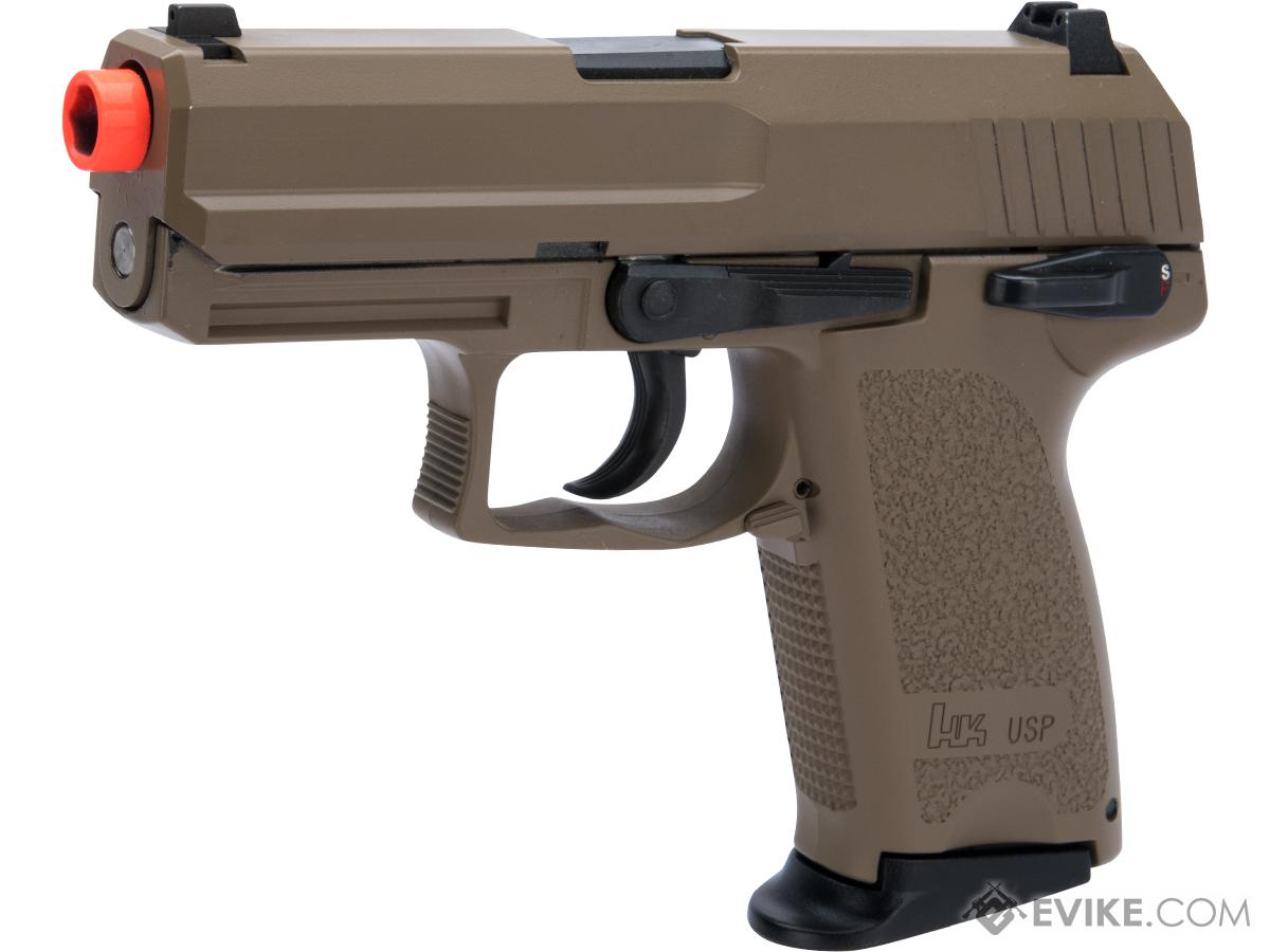 Heckler & Koch USP Compact NS2 Airsoft GBB Pistol by KWA w/ Black Sheep Arms Custom Cerakote (Color: Flat Dark Earth)