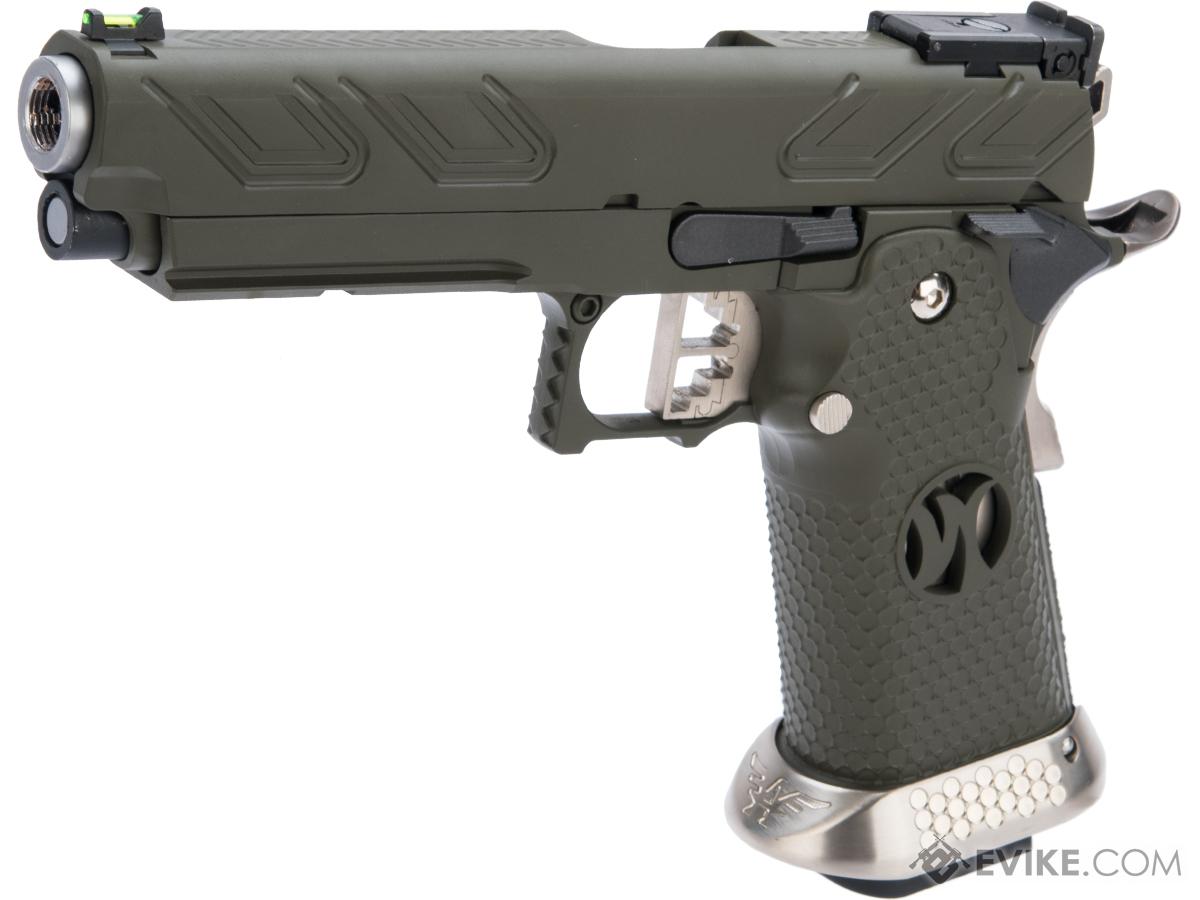 AW Custom HX2302 Hi-Capa Gas Blowback Airsoft Pistol w/ Black Sheep Arms Custom Cerakote (Color: OD Green)