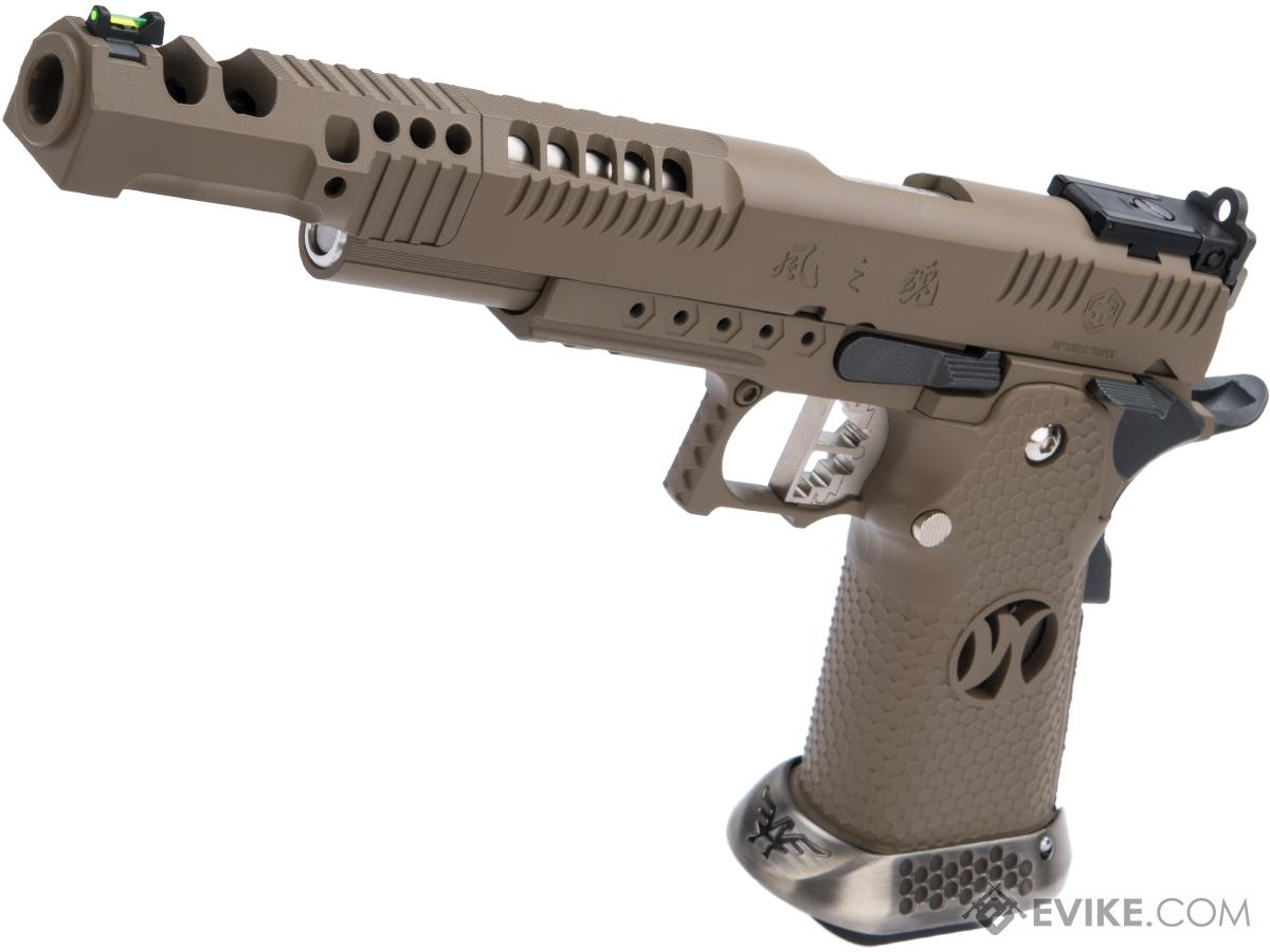 AW Custom HX24 Wind Velocity IPSC Gas Blowback Airsoft Pistol w/ Black Sheep Arms Custom Cerakote (Color: Flat Dark Earth)