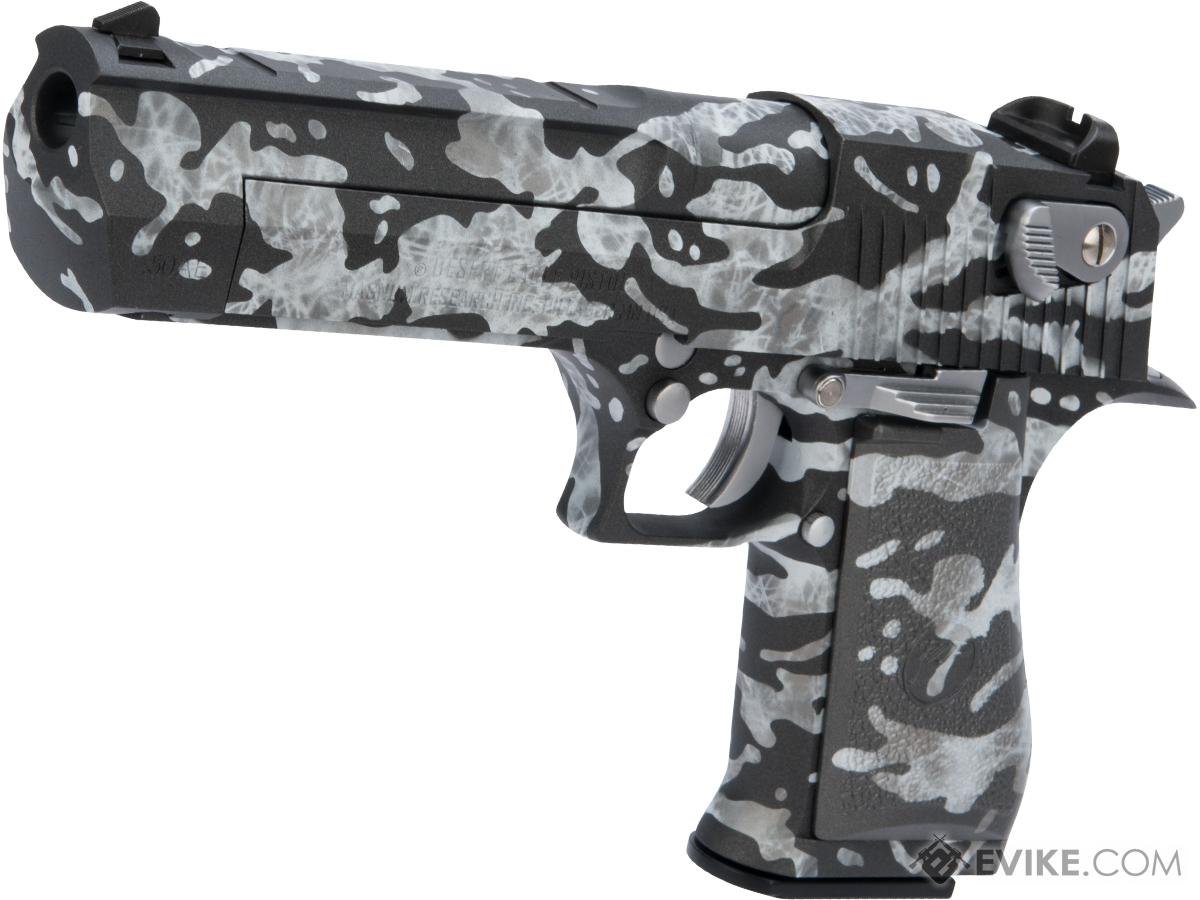 WE-Tech Desert Eagle .50 AE GBB Airsoft Pistol by Cybergun w/ Black Sheep Arms Custom Cerakote (Color: Brush Camo-Multi)