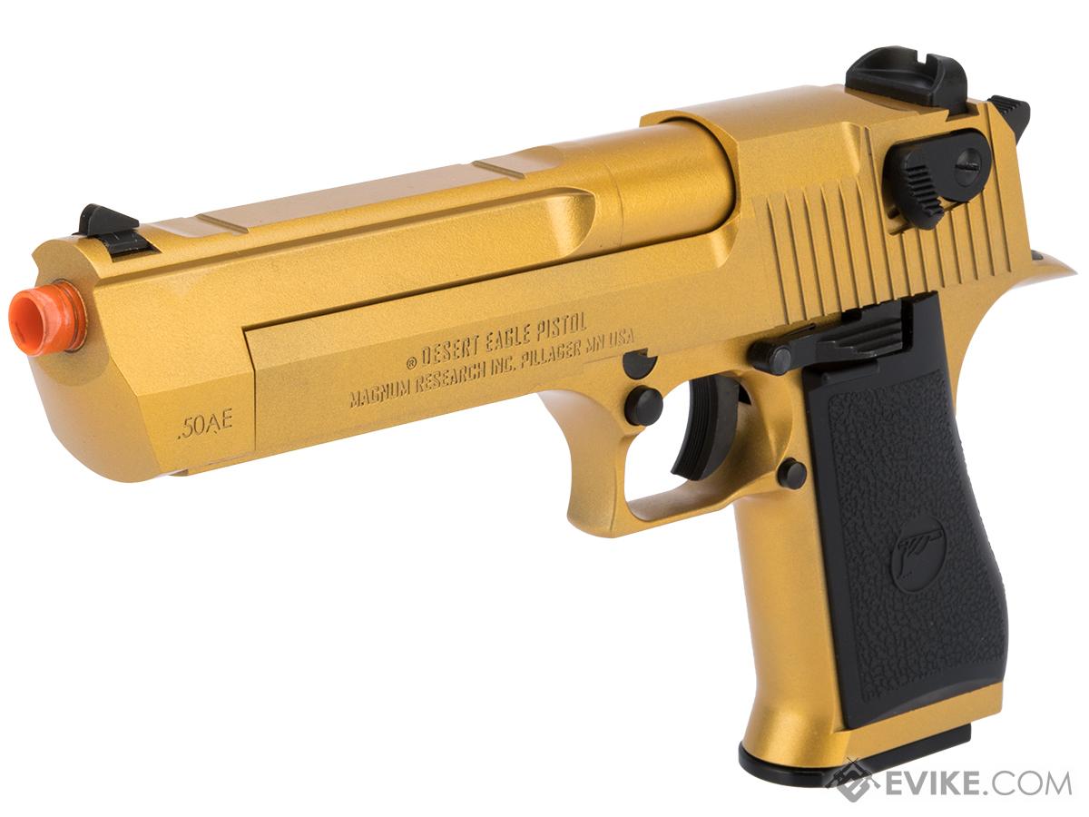 WE-Tech Desert Eagle Full Metal CO2 Airsoft Pistol - Gold Tigerstripe – PB  Sports LLC