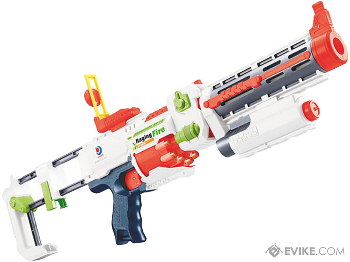 Blaze Storm Foam Blaster Full Auto Electric Foam Dart Rifle with Drum Mag & Laser (Model: Alpine)