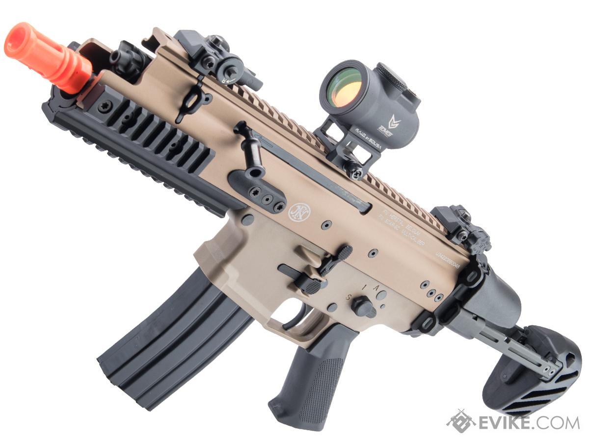 Cybergun FN Herstal-Licensed SCAR-SC Compact Airsoft B.R.S.S. AEG PDW by BOLT (Color: Flat Dark Earth)