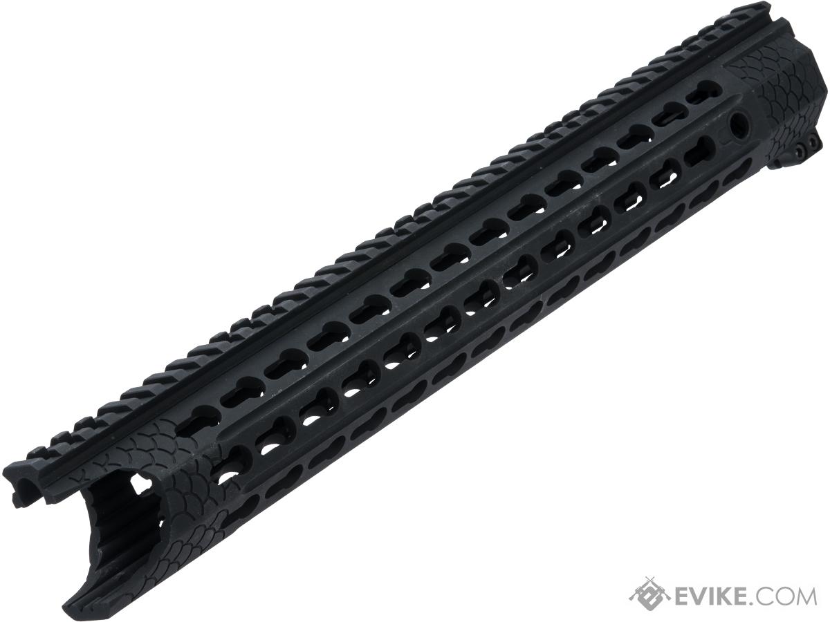 Bolt Airsoft CNC Aluminum Cobra Rail 14.75 Freefloat Keymod Handguard (Color: Black)
