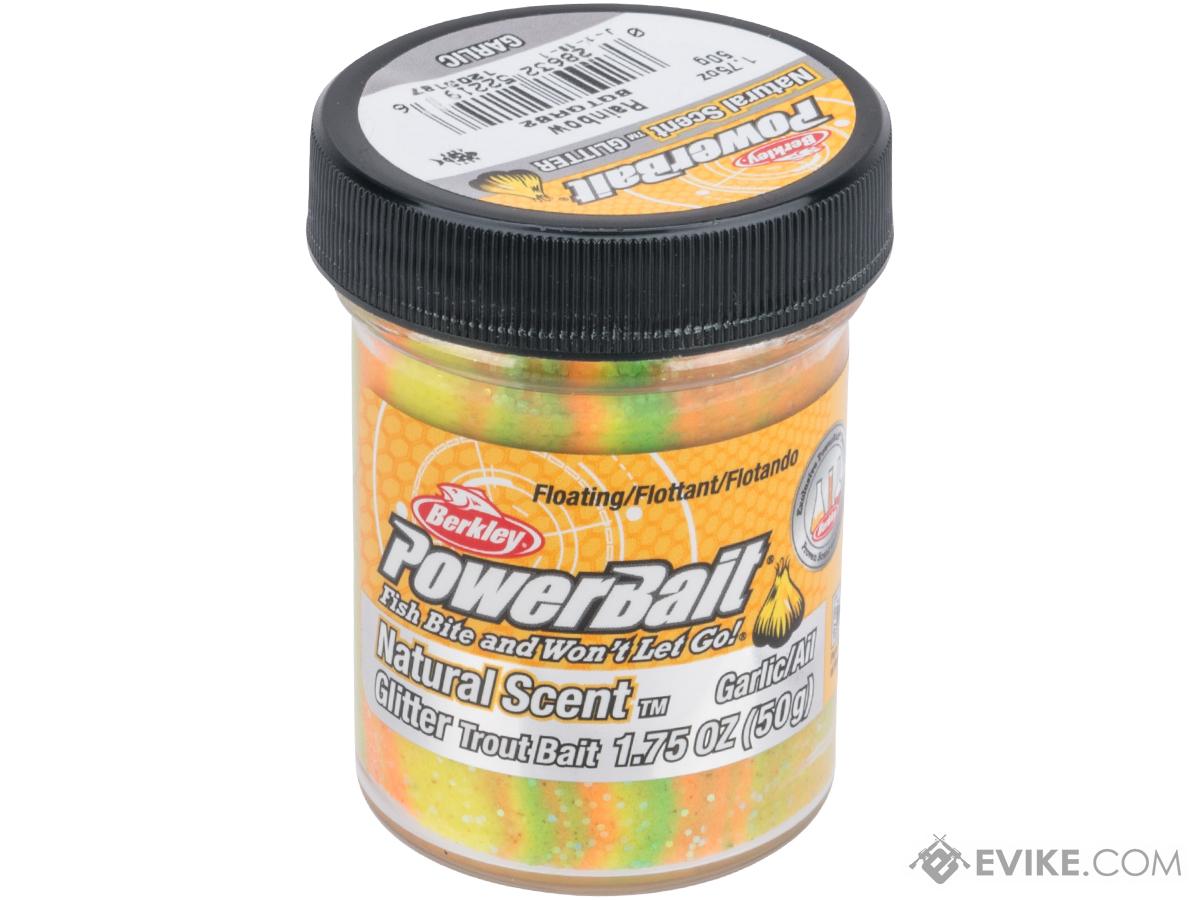 Berkley PowerBait Glitter Trout Bait, Rainbow, Fishing Dough Bait