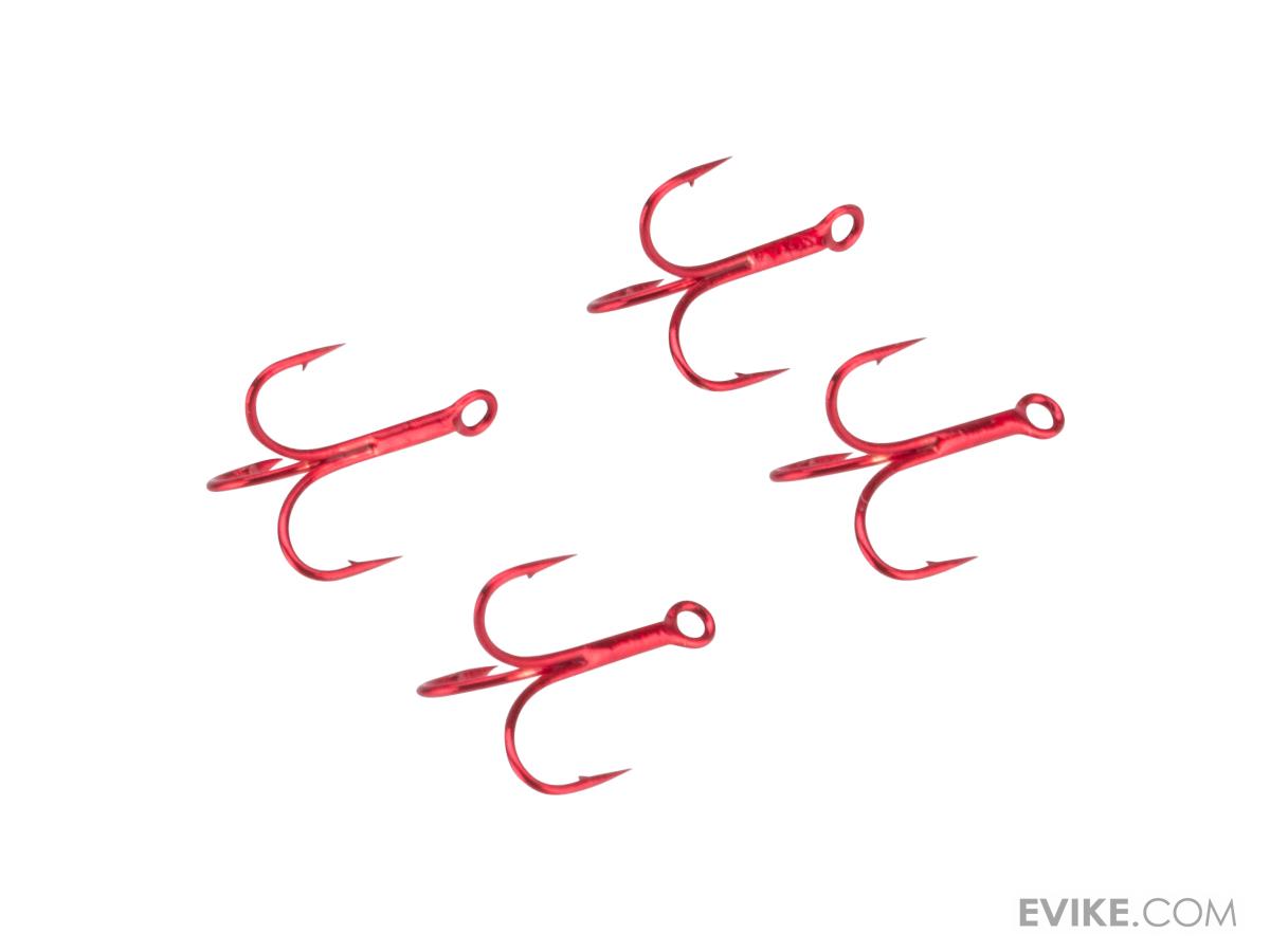 Gamakatsu Trout Treble Fishing Hook (Size 16 / Needle Point / Red