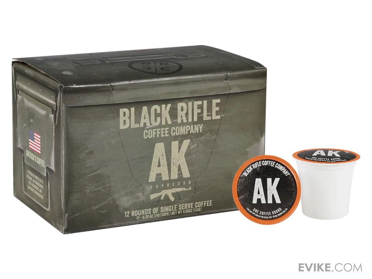 Black Rifle Coffee Company Coffee Rounds (Roast AK47 Espresso Blend Medium Roast / 12 Count
