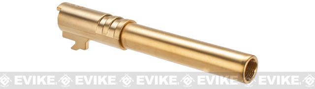 WE-Tech Metal Outer Barrel for 1911 Series Airsoft GBB Pistols (Color: Gold)