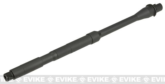 G&P CNC Aluminum Outer Barrel for M4 / M16 Series Airsoft AEG Rifles (Length: 14 / M733)