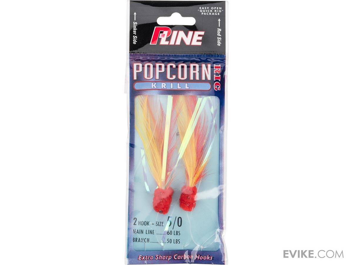 P-Line Popcorn Krill 2 Hook Fishing Rig (Color: Red-Yellow / 5/0)