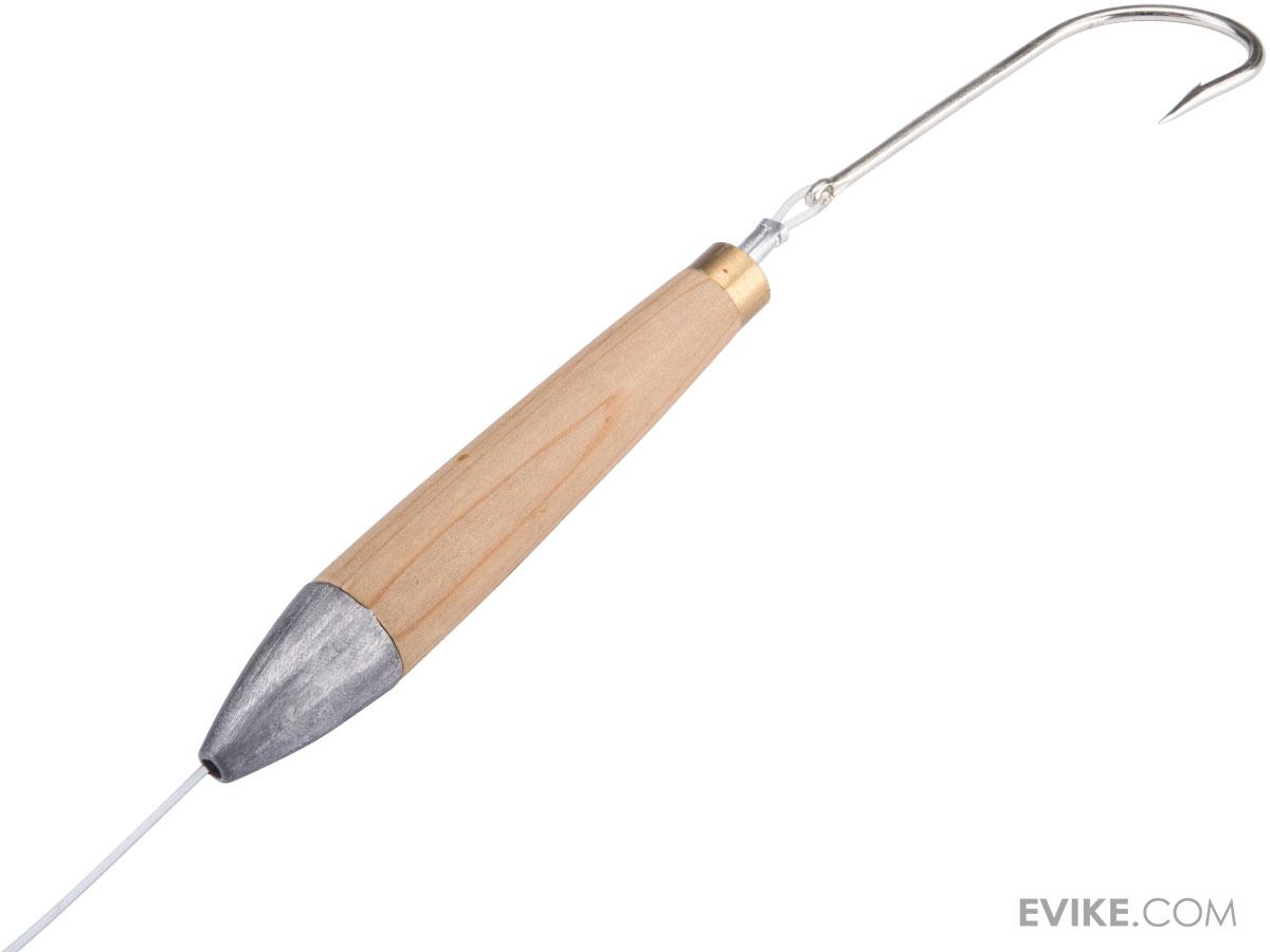 Sea Striker West Coast Rigged Cedar Plug Fishing Lure (Model 490WC