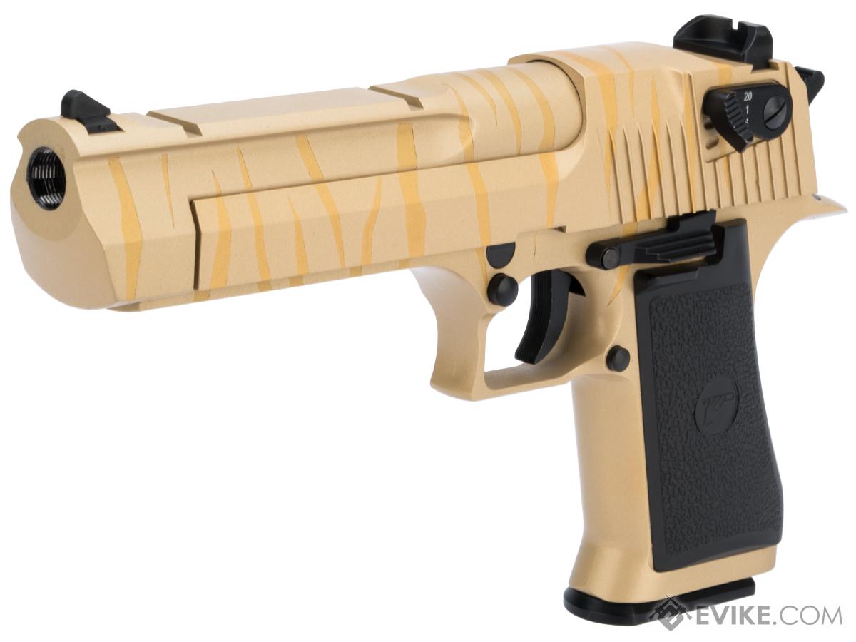 Magnum Research Licensed Semifull Auto Metal Desert Eagle Co2 Gas Blowback Airsoft Pistol By Kwc W Black Sheep Arms Custom Cerakote Color Gold