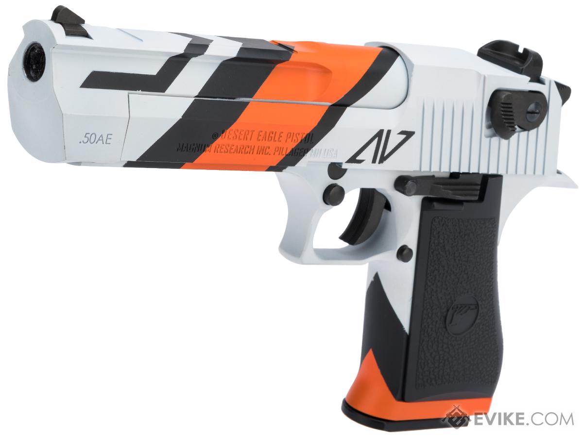 WE-Tech Desert Eagle .50 AE GBB Airsoft Pistol by Cybergun w/ Black Sheep Arms Custom Cerakote (Color: New Asiimov)