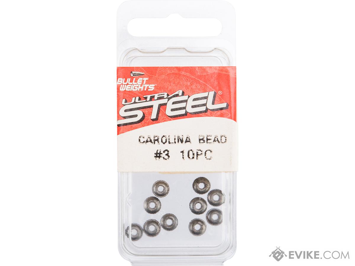 Bullet Weights Ultra Steel Carolina Beads (Size: #1 / 10 Pack