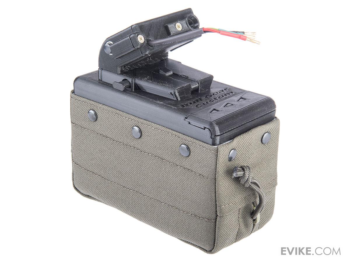 Bullgear 2500 Round Box Magazine Kit for A&K M249 Airsoft