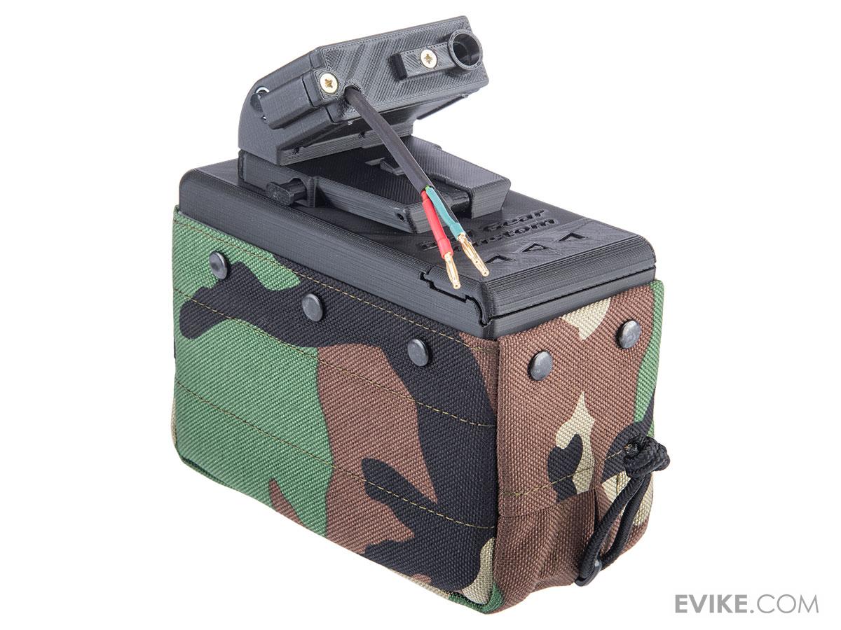 Bullgear 2500 Round Box Magazine Kit for A&K M249 Airsoft AEG Machine