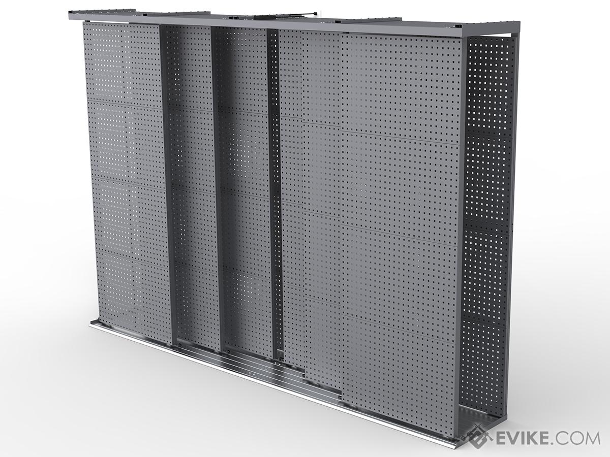 EMG Battle Wall System Weapon Display & Storage Solution Modular Sliding Wall Rack (Model: Floating Rail System)