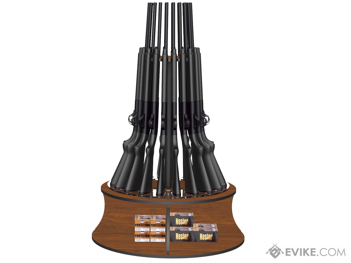 EMG Professional Grade Wooden Circular Gun Rack / Display Stand (Capacity: 20 Long Guns)