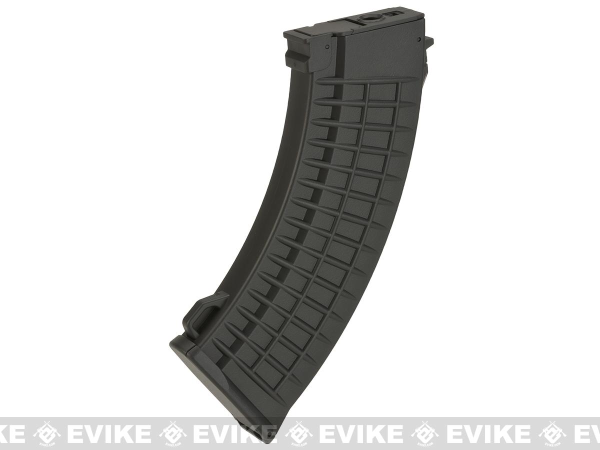 CYMA FlashMag Hi-Cap Magazine for AK Series Airsoft AEG Rifles (Color: Black / 520rd / Waffle)